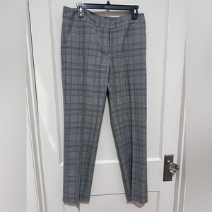 Halogen Women’s Black and White Glen Check Pants Size 10